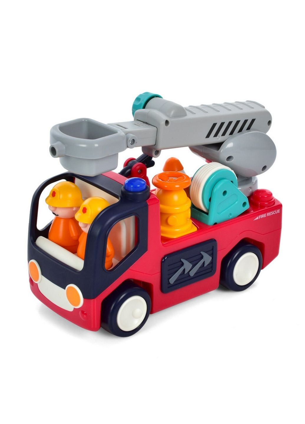 Детская Пожарная машинка со светом и звуком 18,5х25х12 см Hola Toys (289366543)