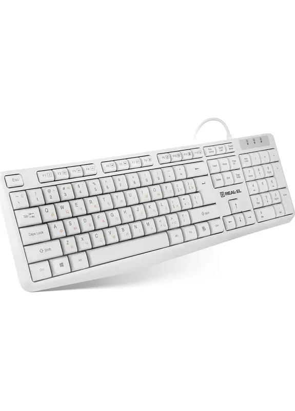 Клавиатура RK-513 USB White (EL123100047) Real-El (398746056)