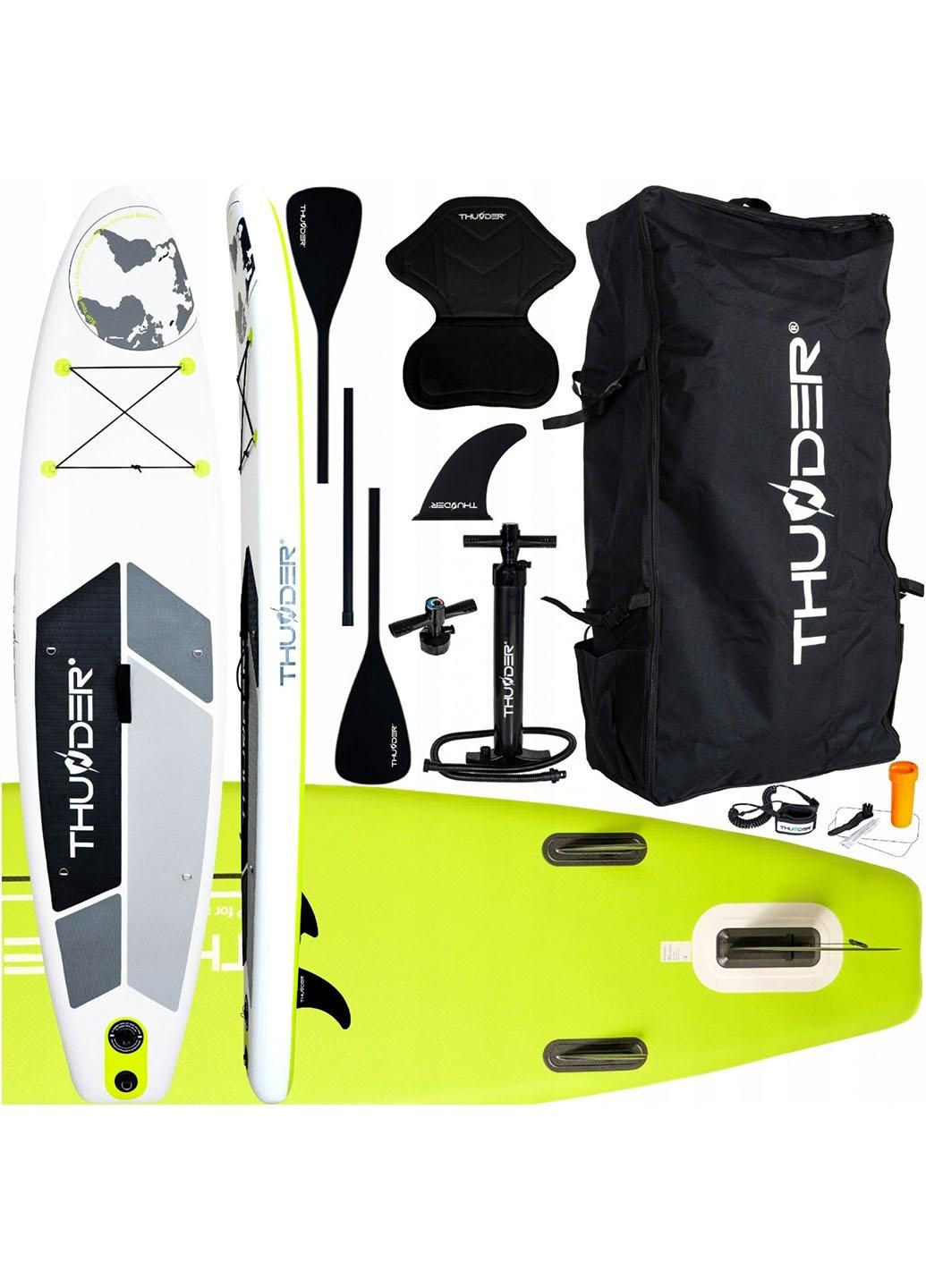 Надувная SUP доска Planet 320 см с веслом Lime Thunder (285696236)