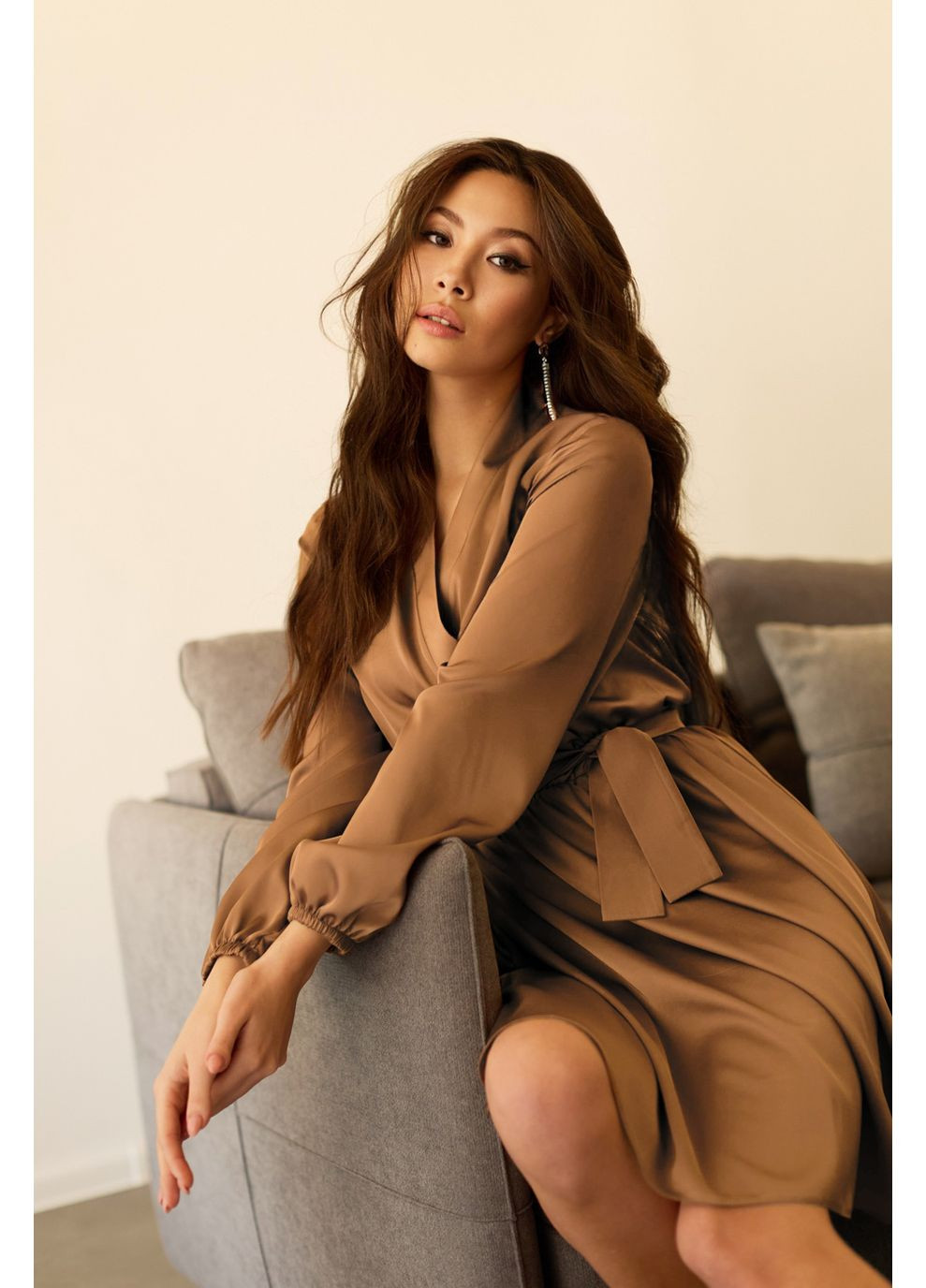 Коричневое платье 1934.5045 Seventeen