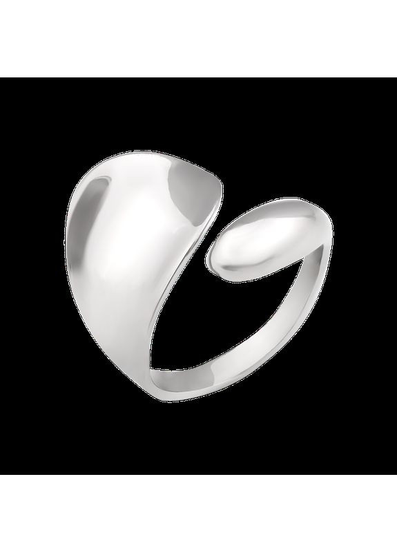 Срібна каблучка Тяжіня на фалангу без камінців Каштан (342334800)