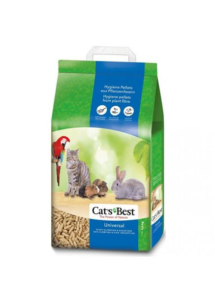 Наполнитель для кошачьего туалета Universal Древесный 4 кг (7 л) (4002973000625) Cat's Best (279561078)
