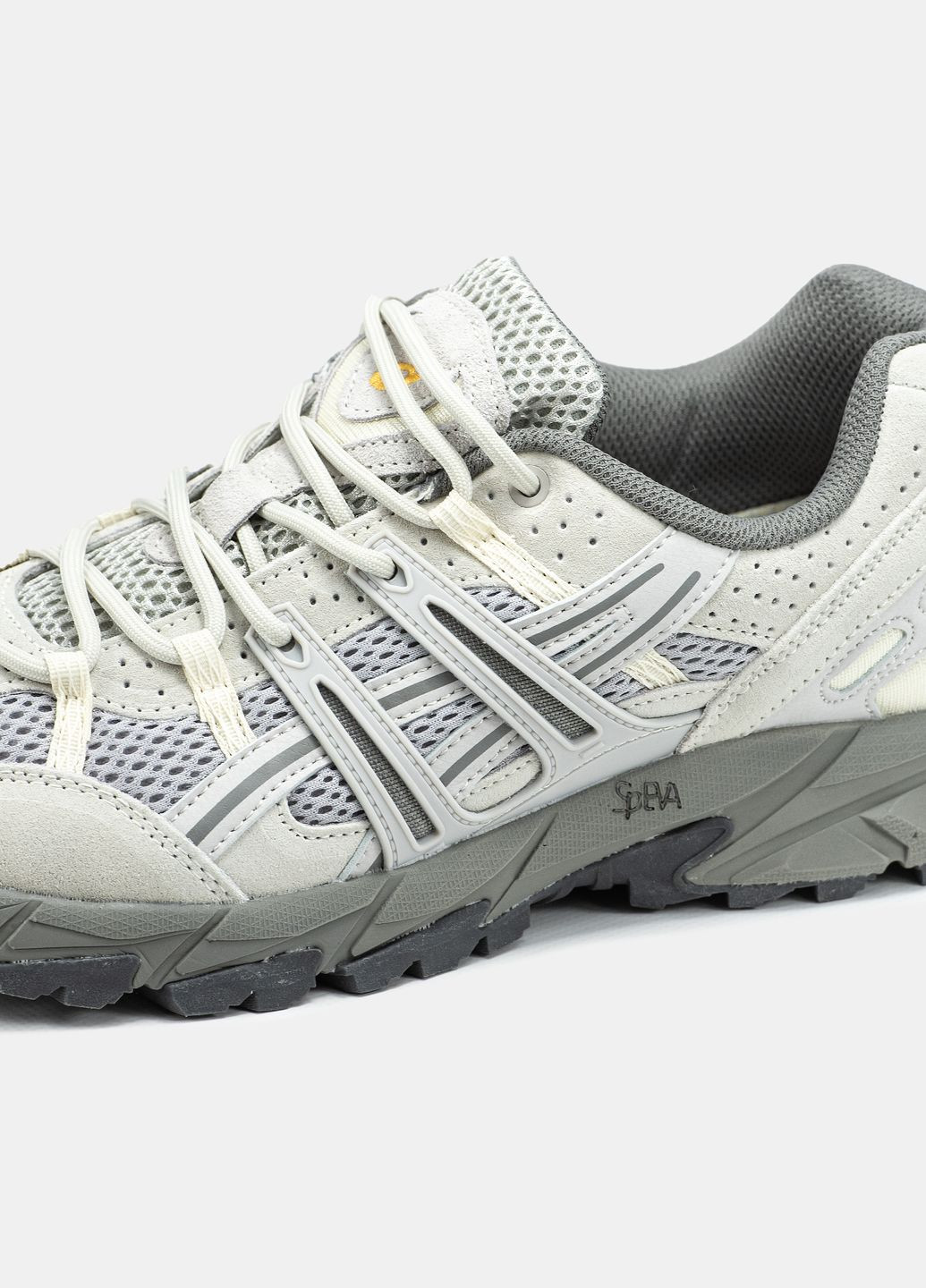 Серые демисезонные кроссовки мужские и женские asics gel-sonoma 15-50 grey | асикс гель сонома 15-50 серые No Brand