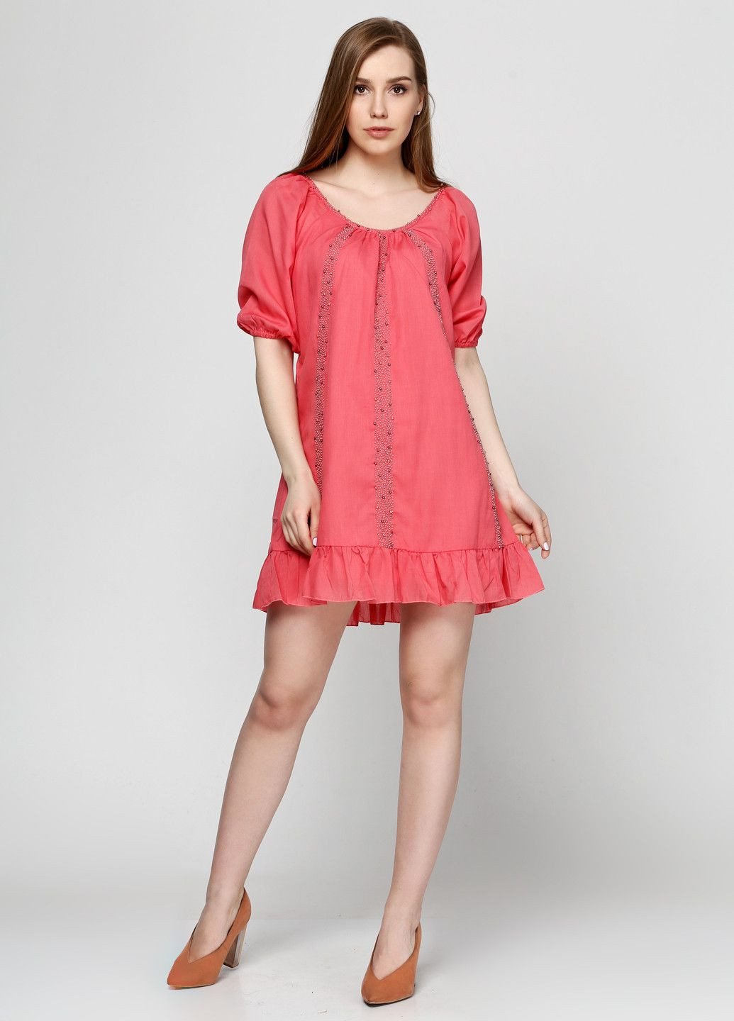 Коралова повсякденний сукня салатовий Axel