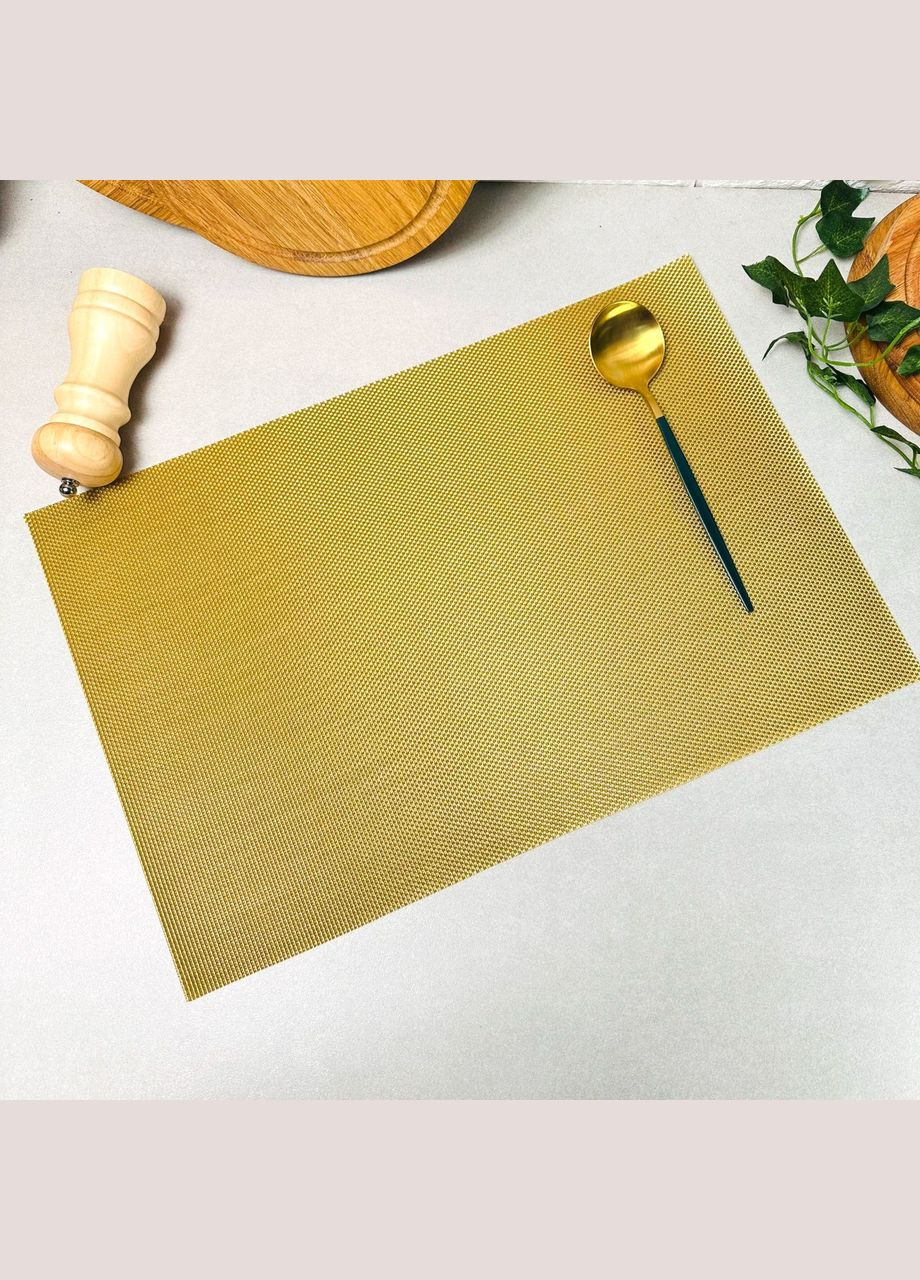 Однотонный сервировочный коврик из ПВХ 30х45 см (14-Г) No Brand (304546887)