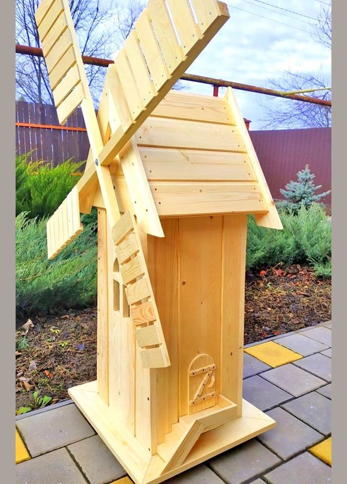 Мельница декоративная из дерева Фреско бланже (МЕС-000401) No Brand (328960291)