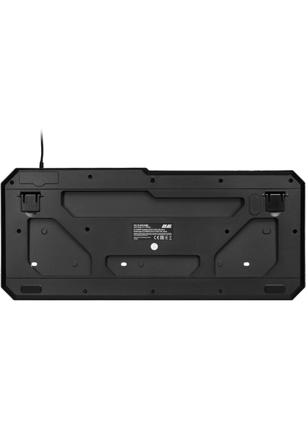 Клавіатура USB KG315 LED Gaming black -KG315UBK UA 2E (330031870)