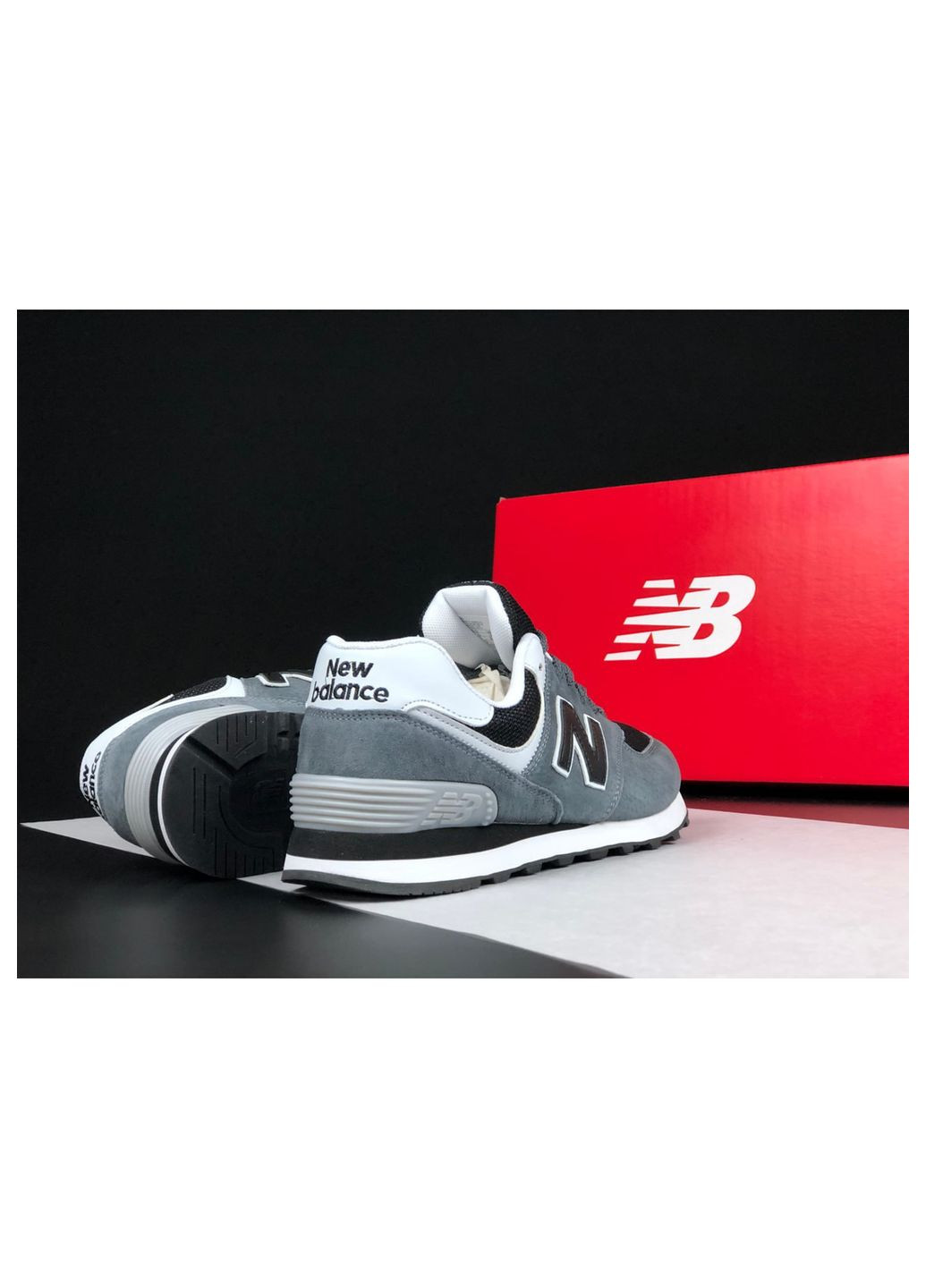 Сірі Осінні кросівки чоловічі, вьетнам New Balance 574