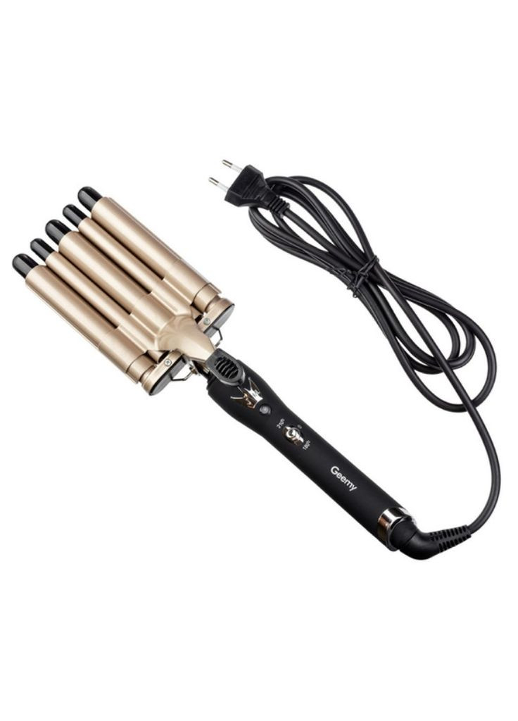Плойка для завивки волос 5 волн керамическое покрытие 45 Вт (2390000039) Gemei GM-2933 (344465680)