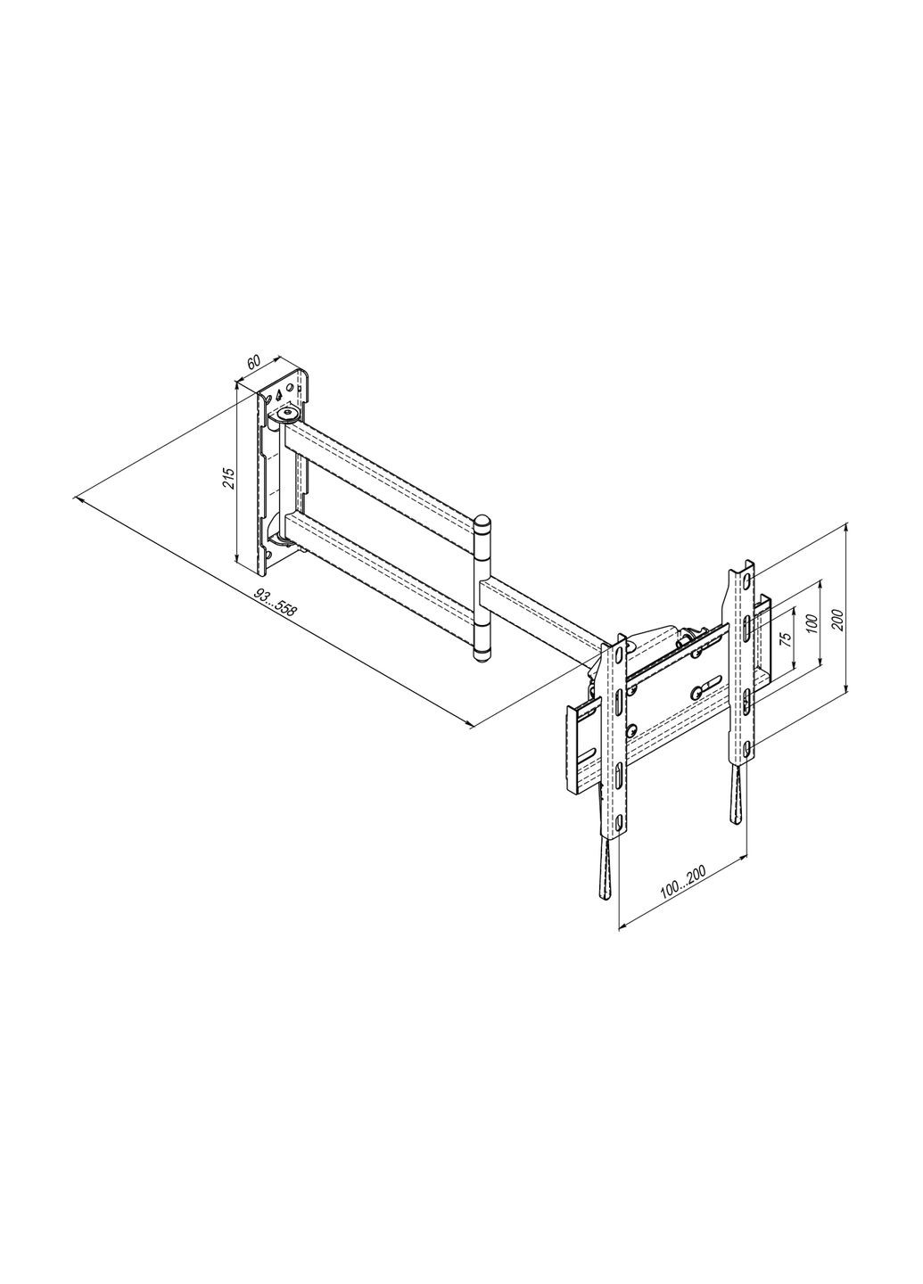 Крепление ТВ поворотное Simpler 28ET 19-43" KSL (370605120)