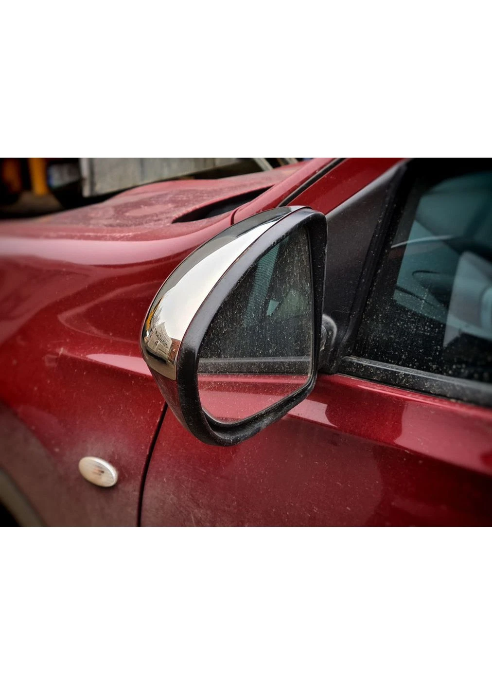 Накладки на зеркала (2 шт., нерж) OmsaLine - итальянская нержавейка для Nissan Qashqai 2010-2014 гг Omsa (389057292)