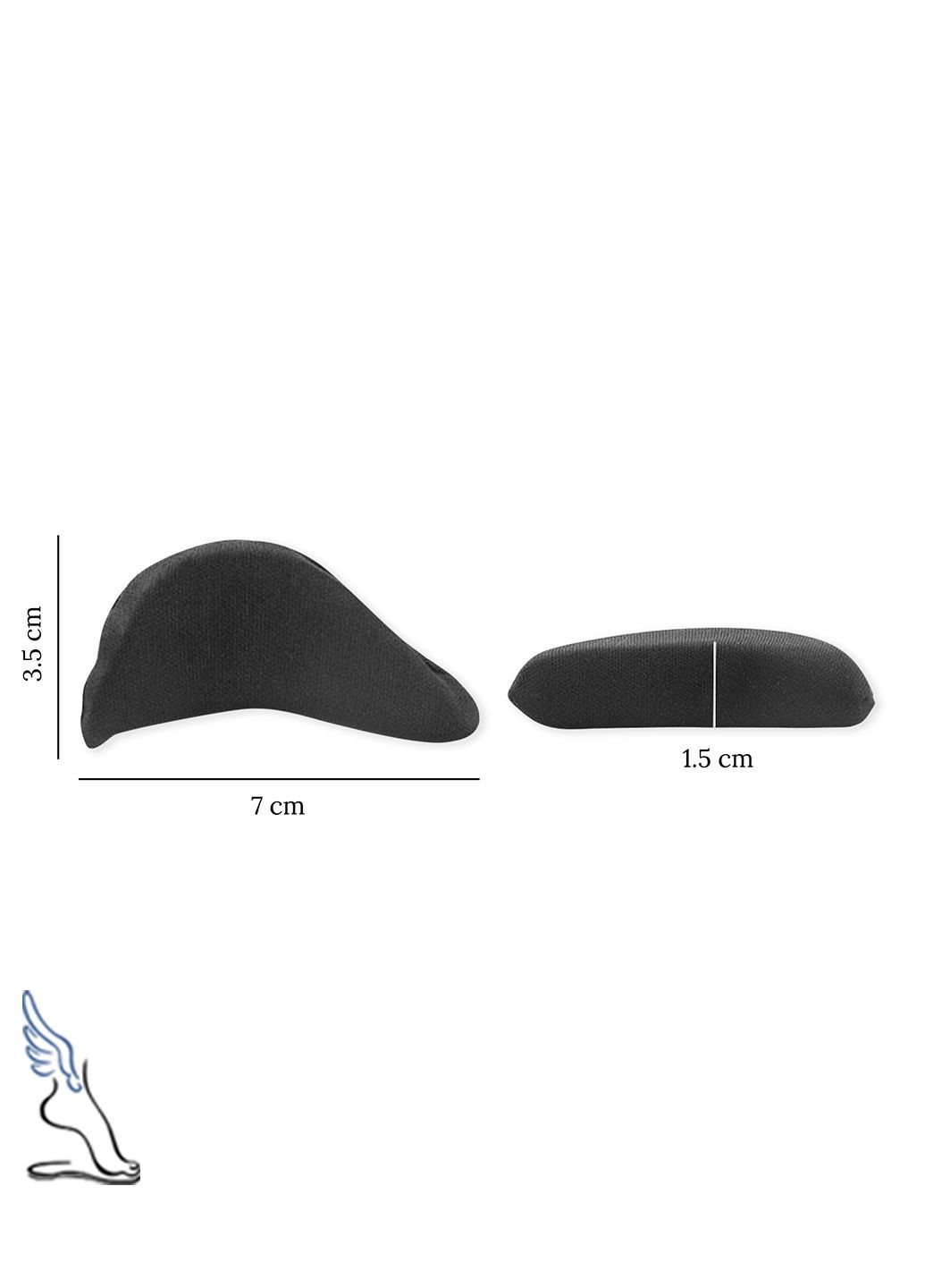Набор латексных и поролоновых вкладышей для уменьшения размера обуви 4 шт No Brand (285272662)