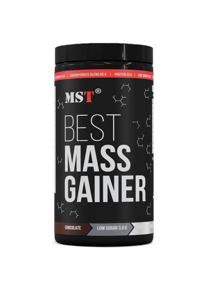 Гейнер Best Mass Gainer 1000 g 10 servings Chocolate (000023607) MST Nutrition (387629927)
