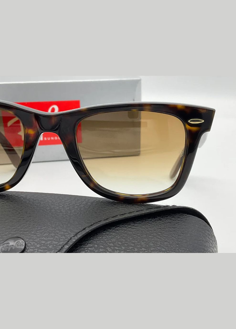 Мужские солнцезащитные очки Wayfarer 2140 (902/51) Lux No Brand (322157167)