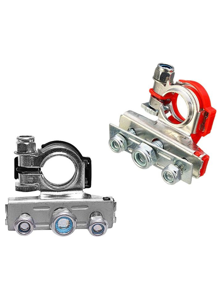 Аккумуляторные клеммы медные комплект 2 шт Евростандарт (М910045) Foxsur (302746896)