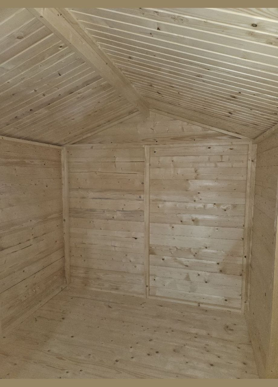 Детский игровой домик из дерева 1.6х2м. (1.8 х 2.2м) на ножках No Brand (325881093)