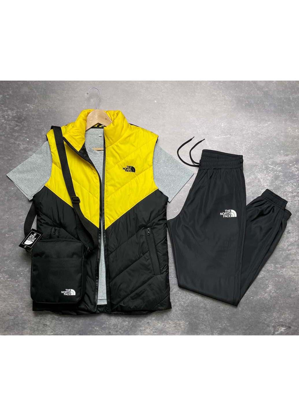 Костюм жилетка, футболка, штаны и барсетка No Brand (304770517)