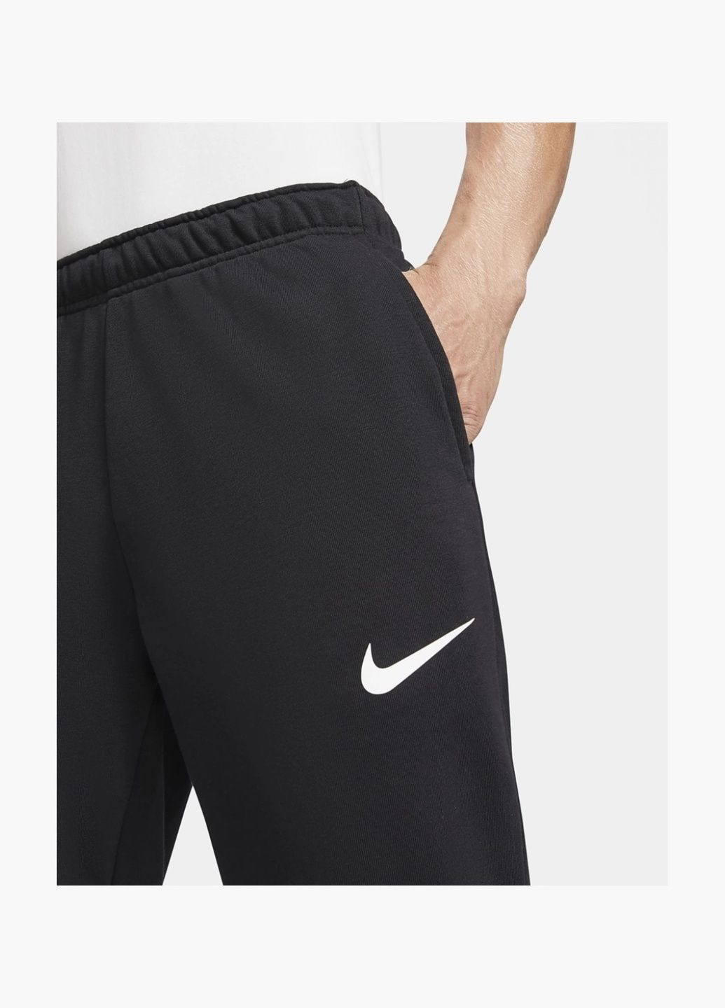 Черные демисезонные брюки Nike