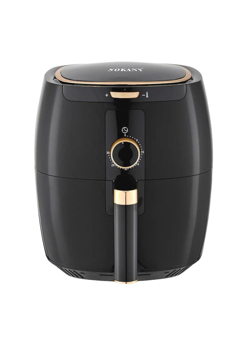 Аерогриль-фритюрниця 6,5 л 1300 Вт чорна мультифункціональний прилад для здорового харчування ProDobro (364193418)