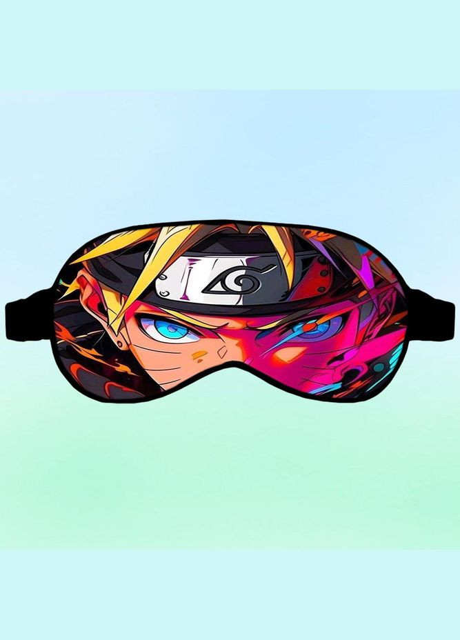 Маска для сну Аніме Наруто #0001 чорна No Brand (315046903)