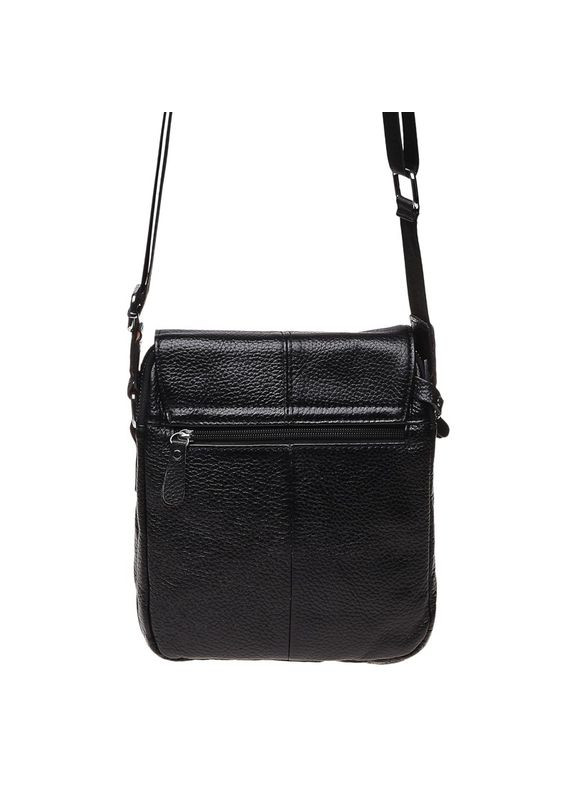 Сумка чоловіча шкіряна через плече K1B065 Чорний Keizer (302009153)