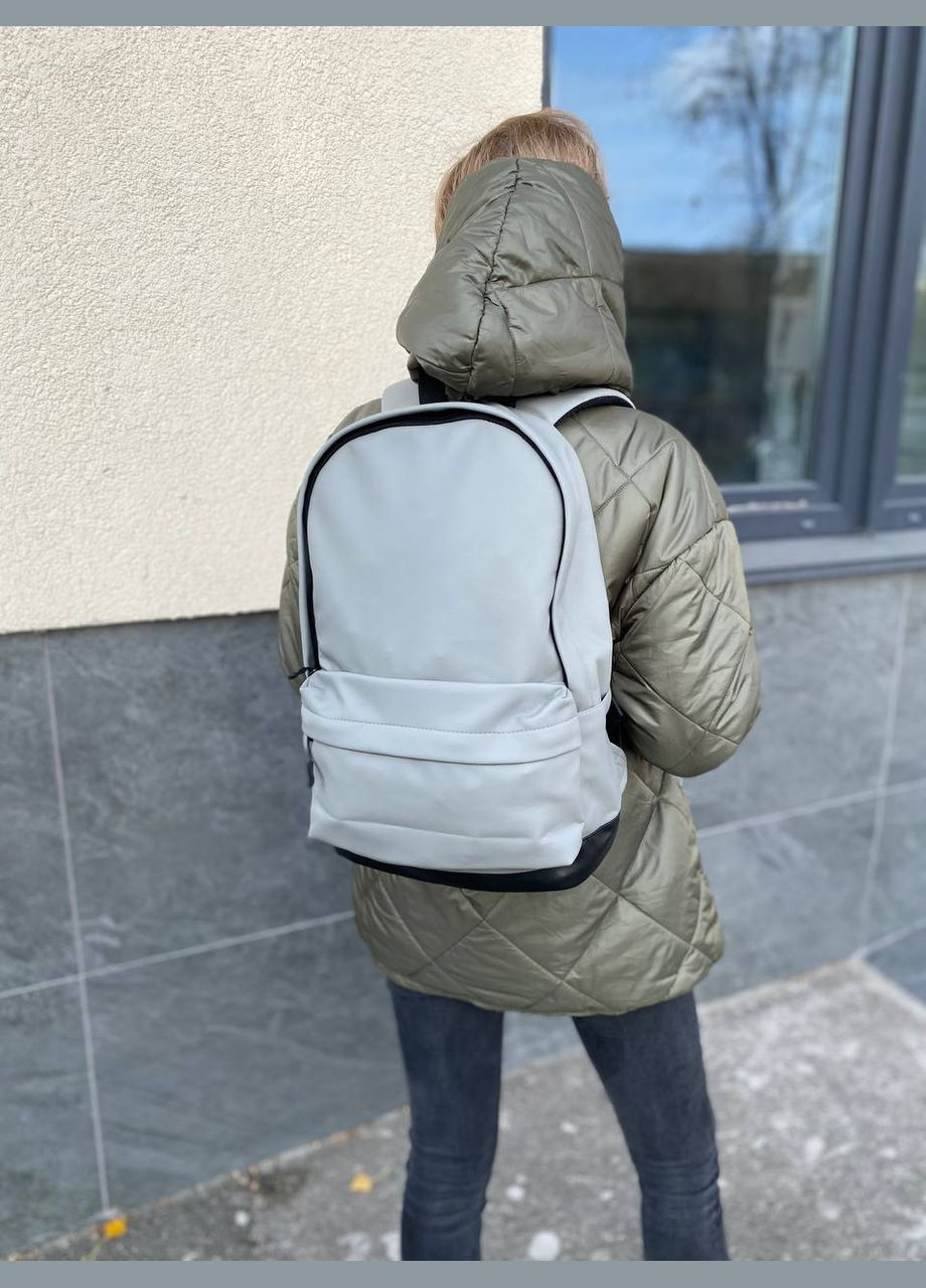 Стильний сірий міський рюкзак 18 л Town Style grey No Brand (307472526)