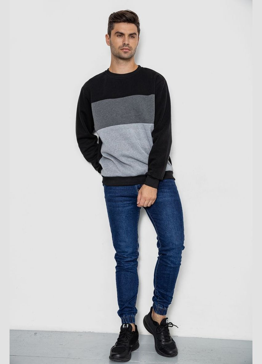 Комбинированный демисезонный батник мужской на флисе Ager 244R2349