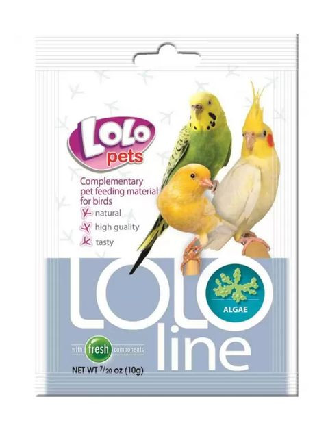 Витаминная смесь LO-72042 для птиц Водоросли 10 гр LoloPets (276714458)