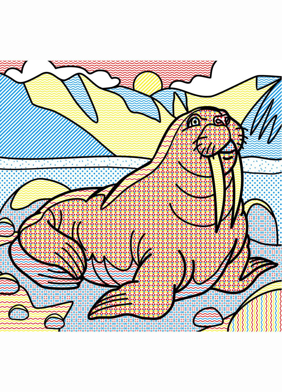 Водные раскраски. Животные Севера Кристал Бук (316083059)