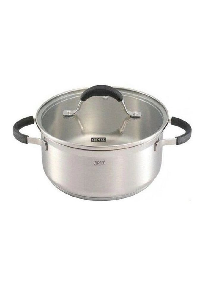 Каструля з кришкою Metropole GP-1734 2.5 л 20 см срібляста Gipfel (319552097)