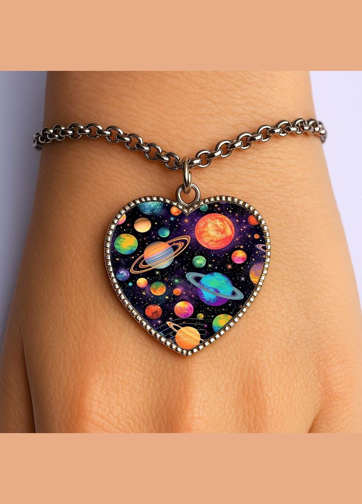 Браслет Космос #06 (сердце) No Brand (329331303)