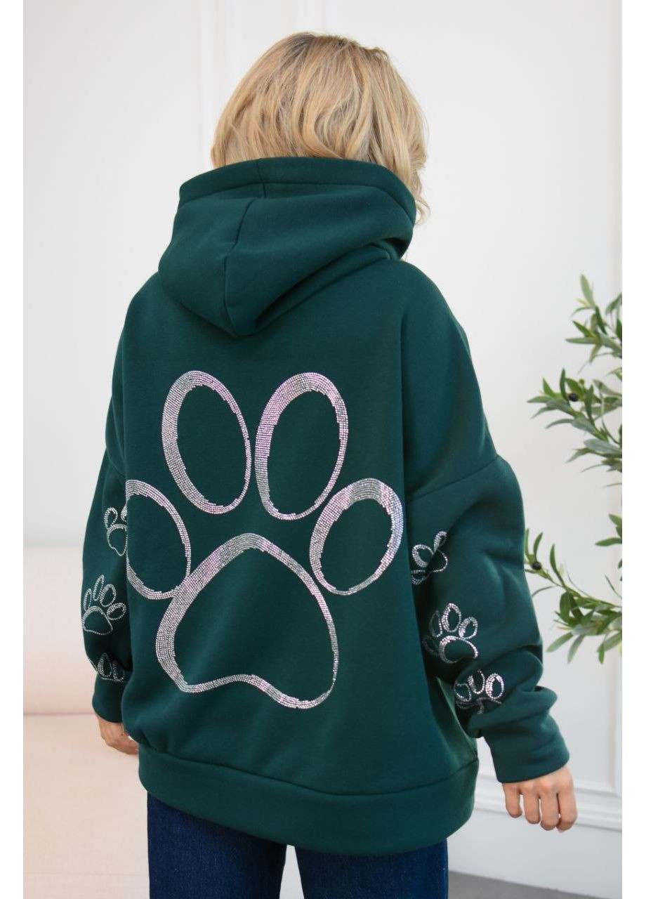 Худі oversize з аплікацією “Лапка” No Brand (365804765)