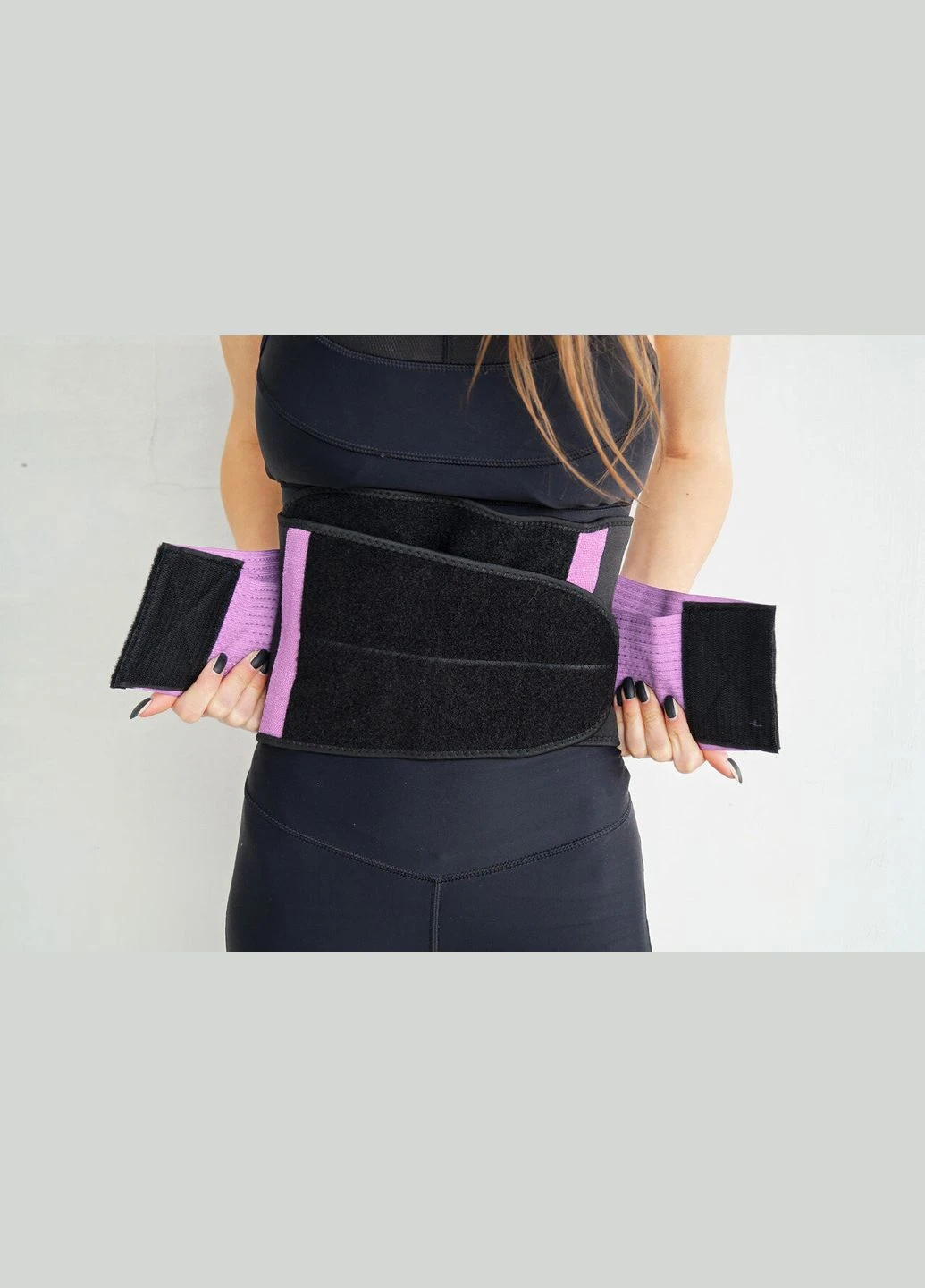 Пояс-корсет для поддержки спины PS-6031 Waist Shaper Pink S/M (A-012364) Power System (313448575)