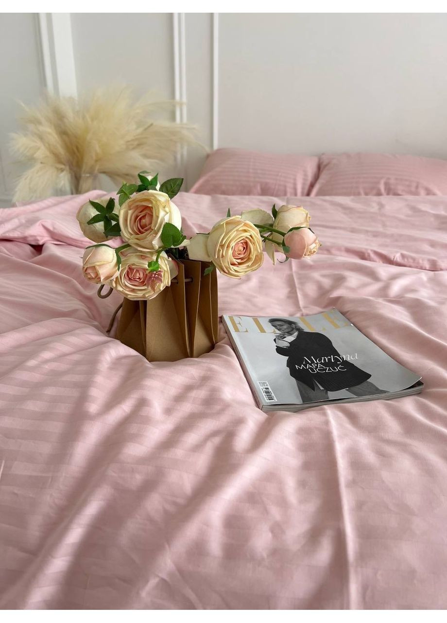 Комплект постельного белья полуторный No Brand страйп (370864778)