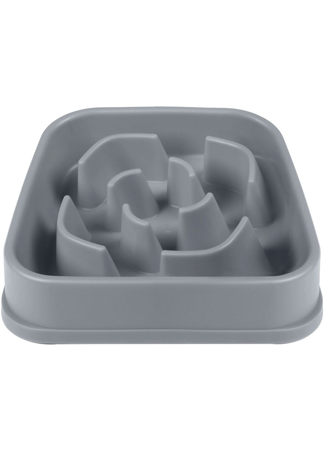 Миска Slow Maze Feeder Silicone 4 cup 960мл, для медленного кормления, светло-серая Dexas (364489030)