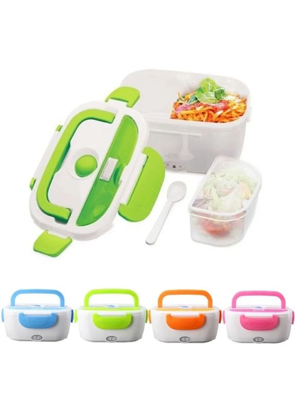 Електричний ланч-бокс з підігрівом — гаряча їжа де завгодно Lunch Heater від мережі/прикурювача LHB-220/12V різні кольори Unique (365877052)