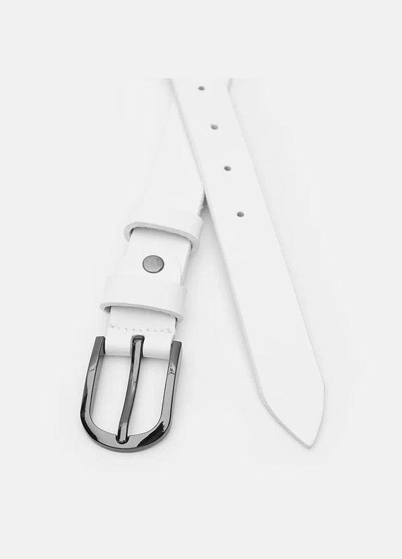 Женский кожаный ремень V1FX32-white Borsa Leather (359377382)