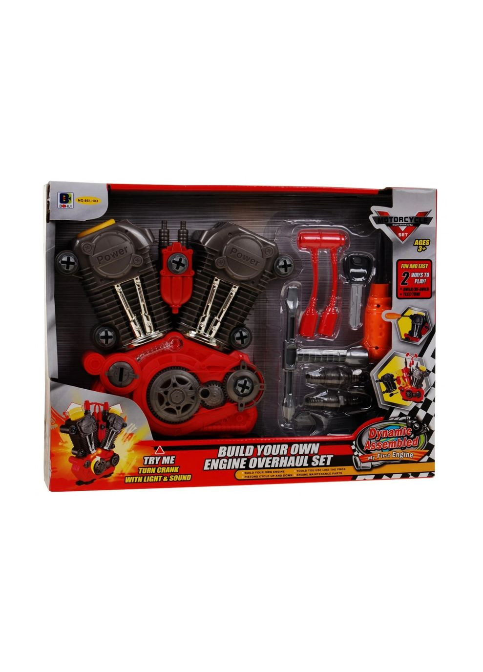 Автомобільний двигун, що обертається, для дітей 3+ Ramiz (369931963)