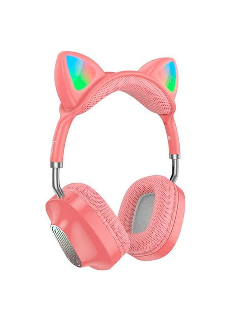 Наушники Skill cat ear BT headphones ESD13 с ушками розовые Hoco (280877013)