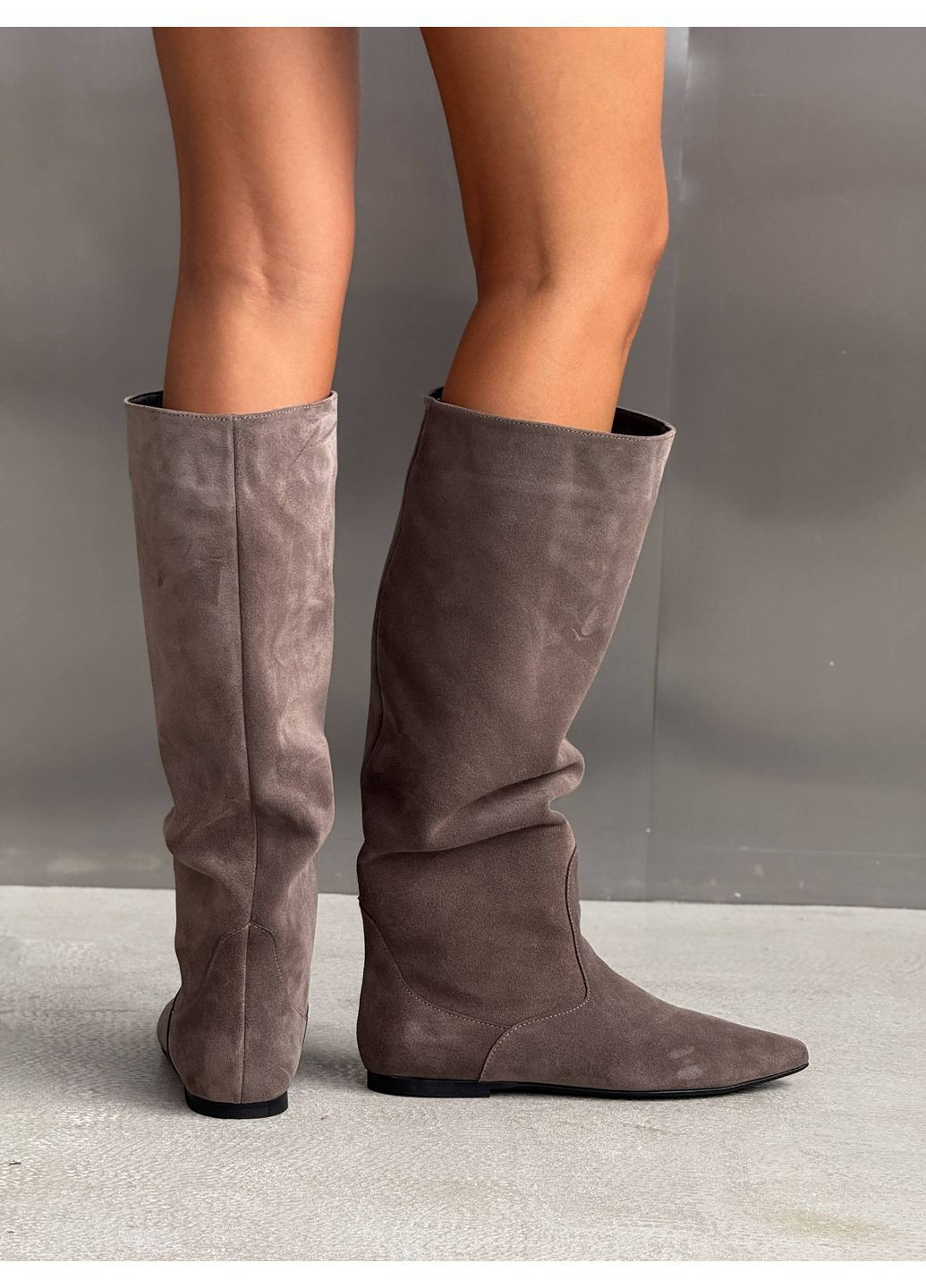 Осенние стильные женские сапоги No Brand