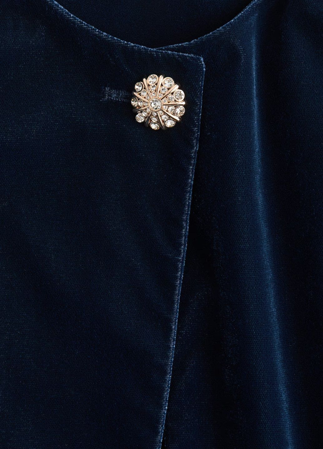 Темно-синя блузка H&M