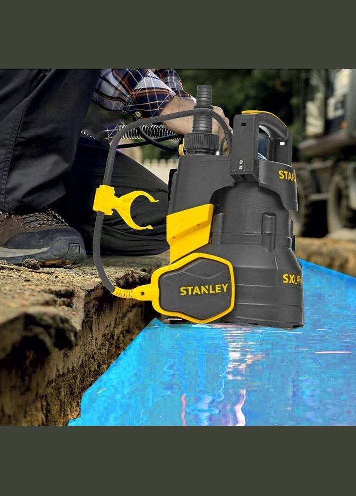 Дренажний насос для чистої води 0.4 кВт 9000 л/год SXUP400PCE Stanley (316468716)