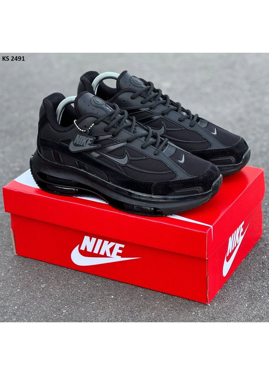 Чорні Осінні кросівки чоловічі nike air total black найк аір макс No Brand