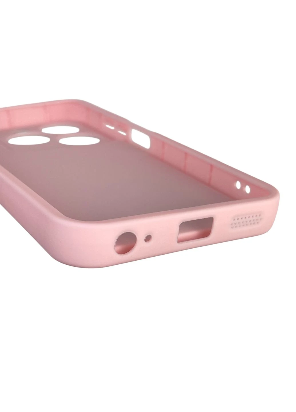 Чохол силіконовий оригінальний Soft Touch з 3D принтом милий ведмедик для Spark Go 2024 (BG6) рожевий (Повний захист камери) Tecno (377093432)