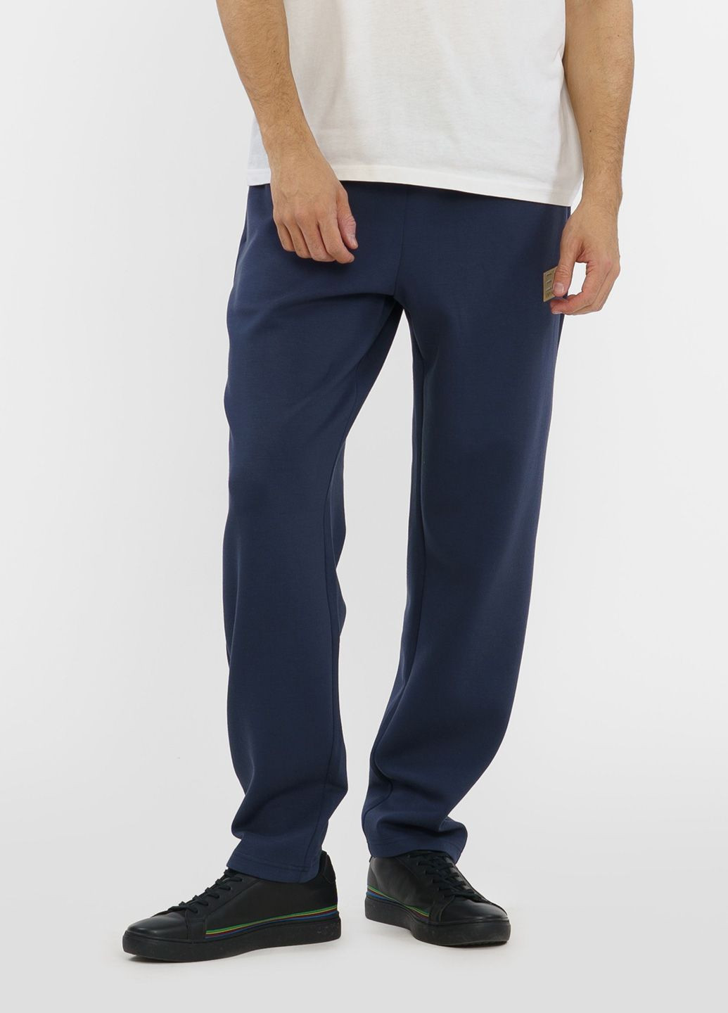Синие кэжуал зимние брюки EA7