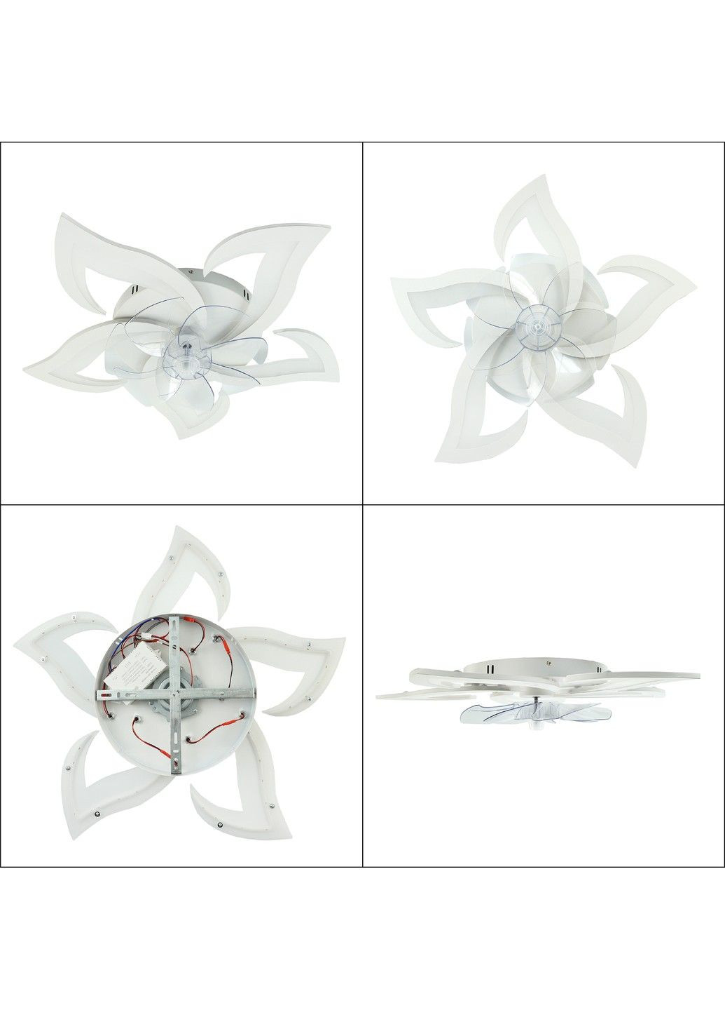 Смарт люстра з вентилятором керована світлодіодна FAN ELLA 72 Вт + 18 Вт 680x120 мм ESLLSE (352261266)