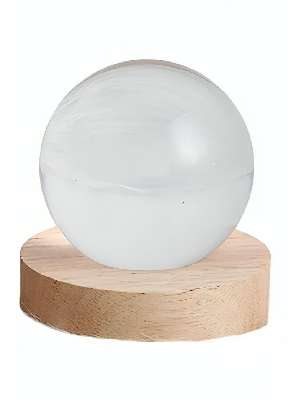 Декоративна лампа світильник нічник 3D кришталева куля з лазерним гравіюванням живленням від USB 6х6х2 см (478157-Prob) Місяць Unbranded (302833473)