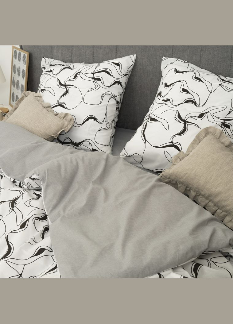 Комплект постільної білизни Двоспальний Ранфорс 24290 Viluta (339602491)