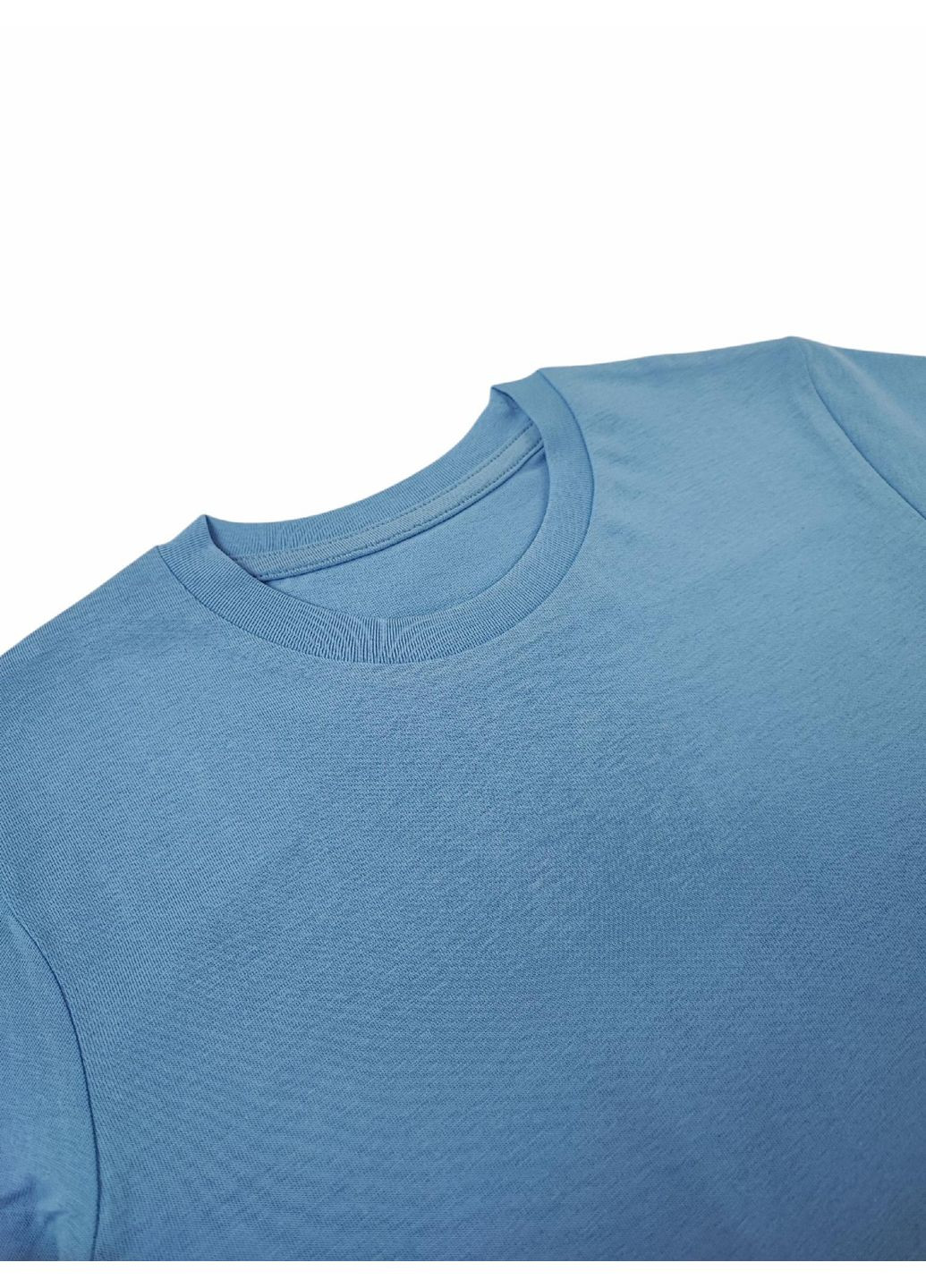 Голубая летняя детская футболка для мальчика голубая (250917181) George