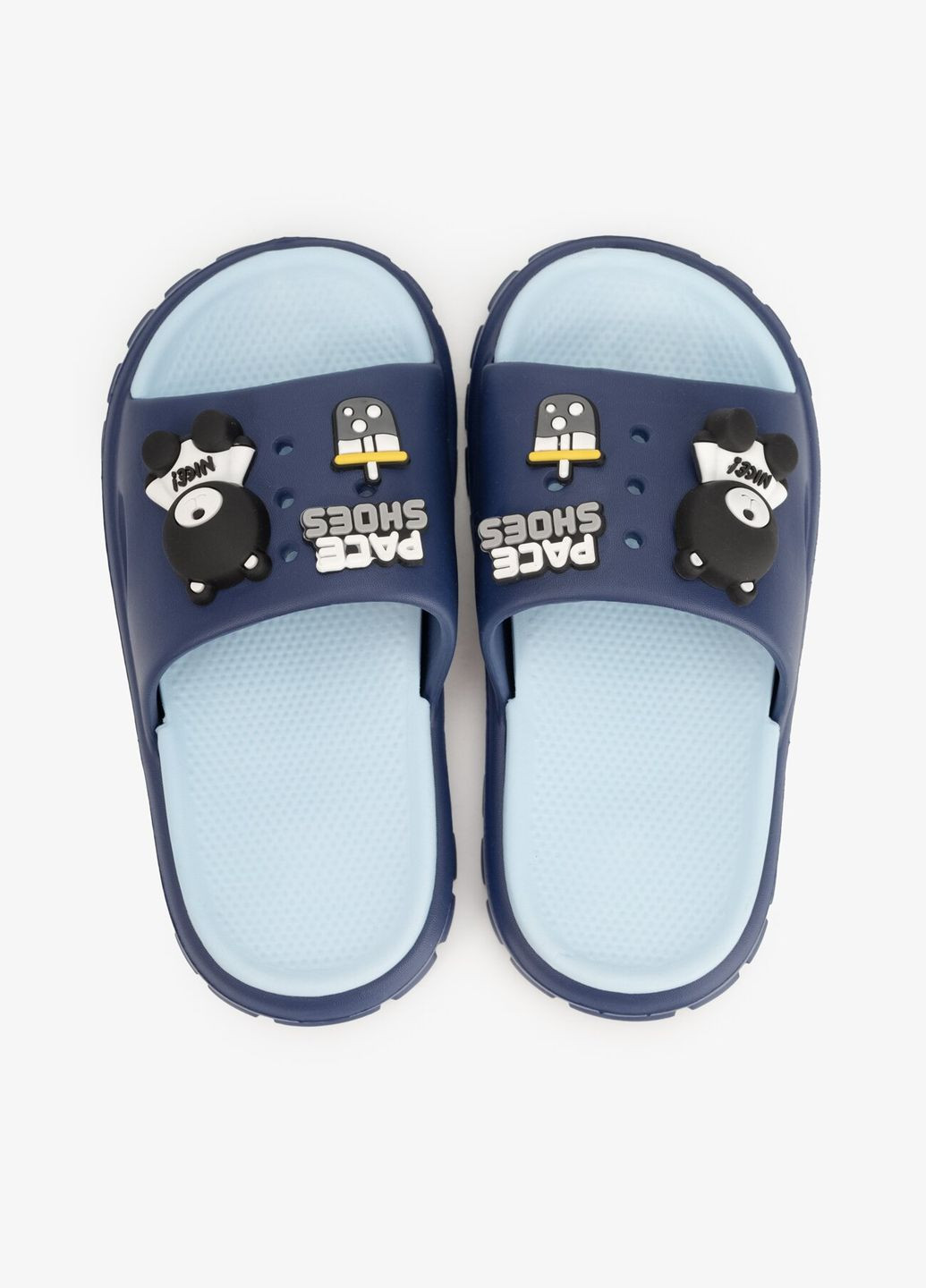 Синие шлепанцы для мальчика e788-79-2 синий shop (2000990973290) No Brand